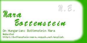mara bottenstein business card